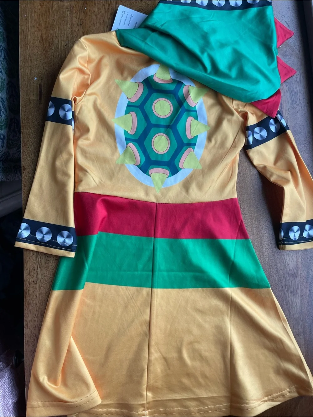 Little girls 3-4T Bowser Dress Hooded Dress NWT
